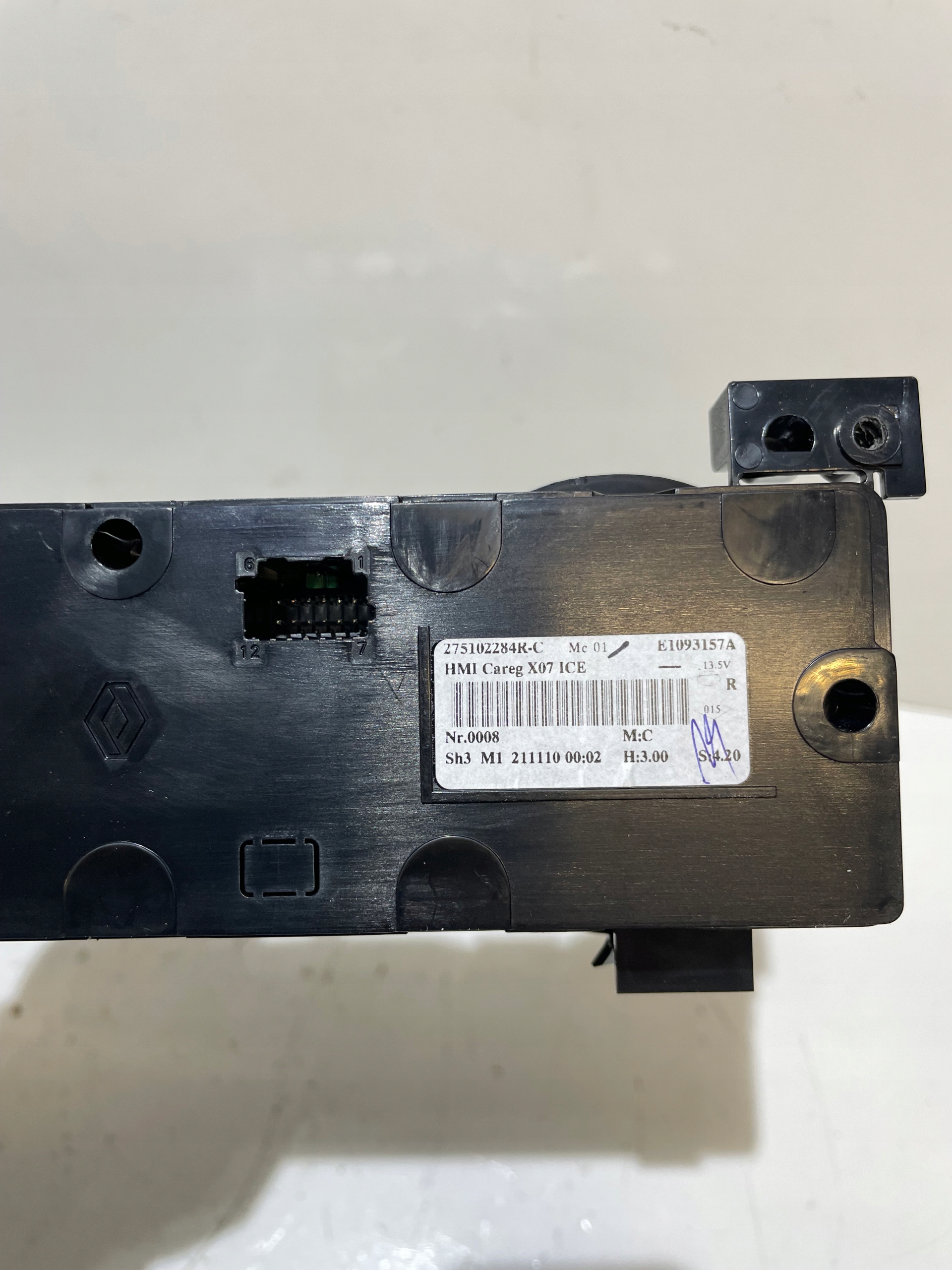 RENAULT TWINGO III UNITE COMMANDE CLIMA 275102284R