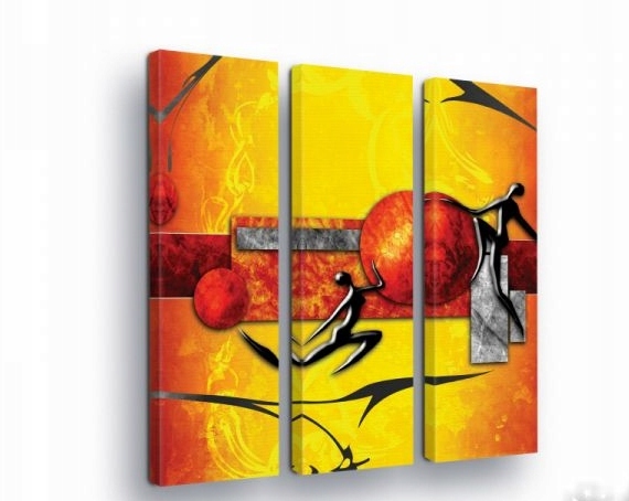 Obraz 90x100 Dynamika energie pohyb vášeň abstrakce moderní umění