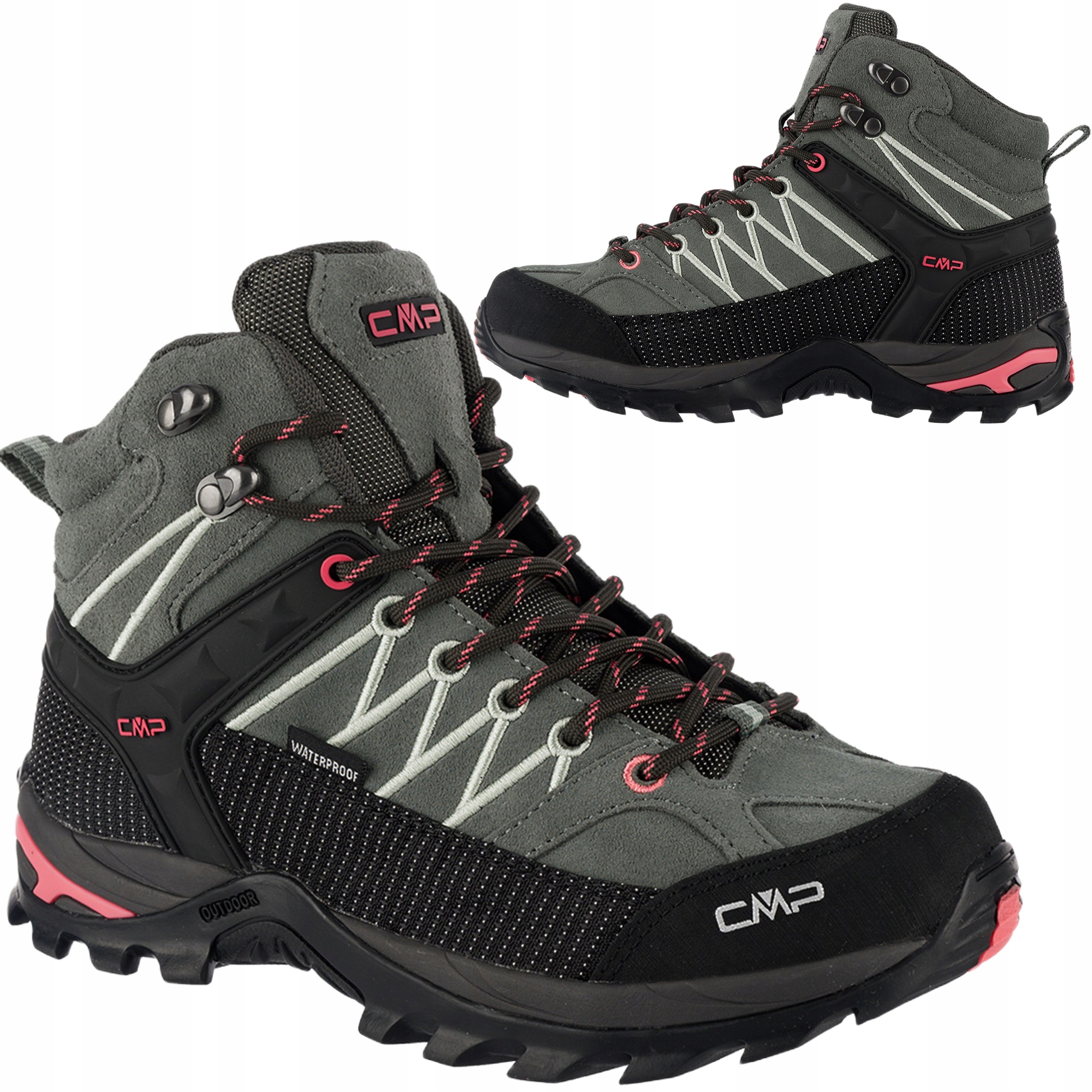 Dámské Trekové Boty Cmp Rigel MID Vysoké, Pohodlné, Voděodolné, vel.