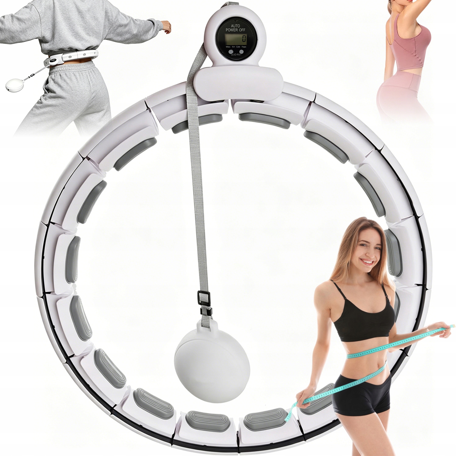 Hula Hoop Magnetické S Výstupkovým Závažím Počítadlo