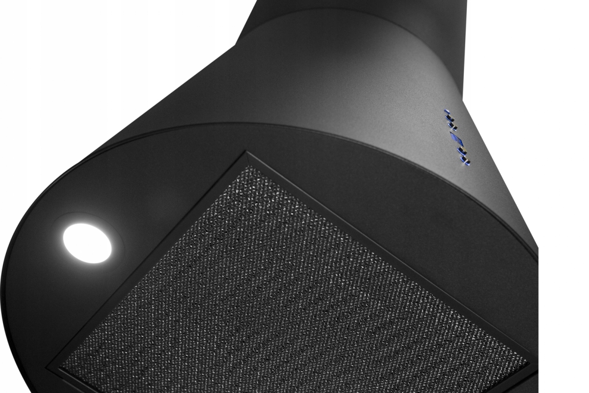 OKAP WYSPOWY TOFLESZ GALAXY CZARNY 50CM LED! Kolor dominujący czarny