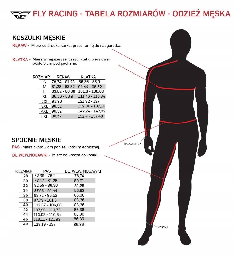 Koszulka off road Fly KINETIC r. M czerwony Numer katalogowy producenta FLY 377-422M