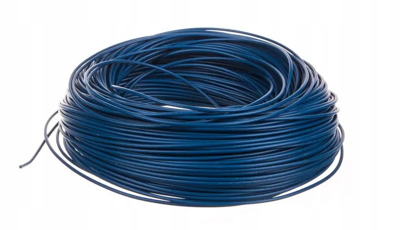 Kabel przewód Lgy H05V-K 0,75 ciemnoniebieski RAL5010 Helukabel 100m