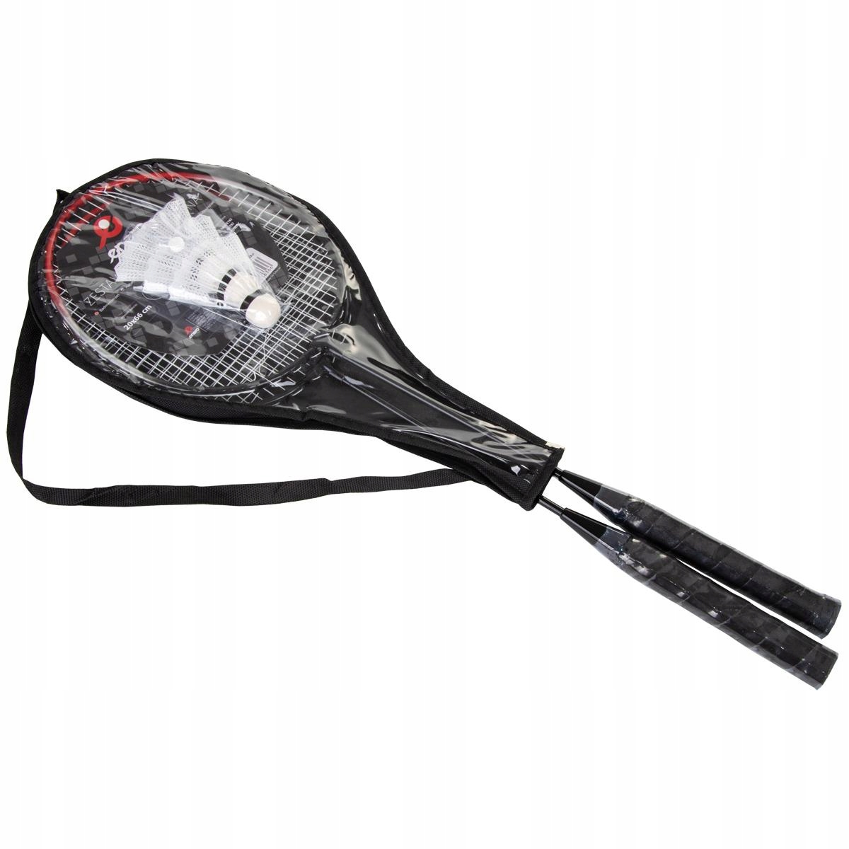 ZESTAW DO BADMINTONA ENERO PALETKI RAKIETKI LOTKI POKROWIEC Marka Enero