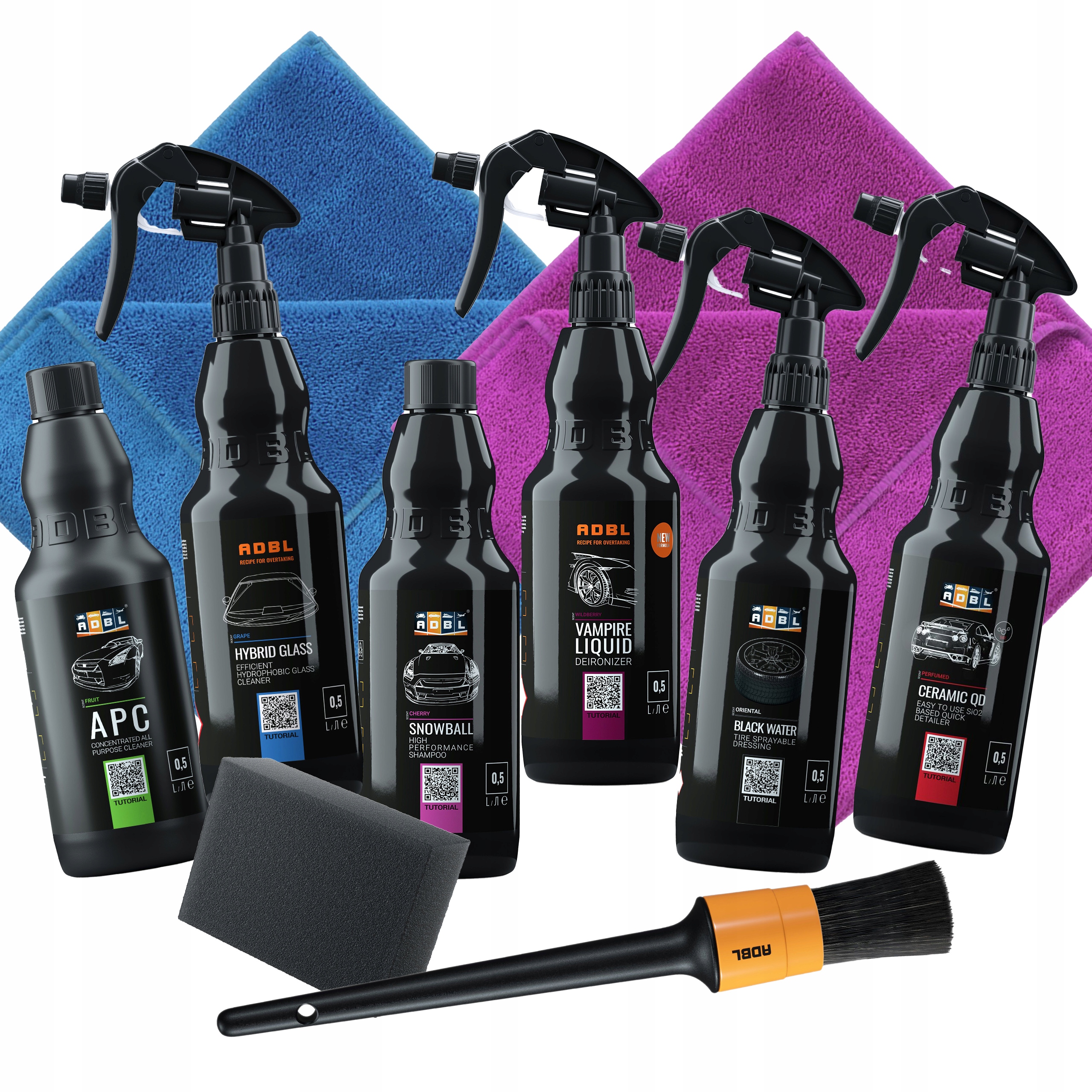 Adbl Sada kosmetických přípravků do auta Dárek Vánoce sada čistících kartáčů na vrtačku