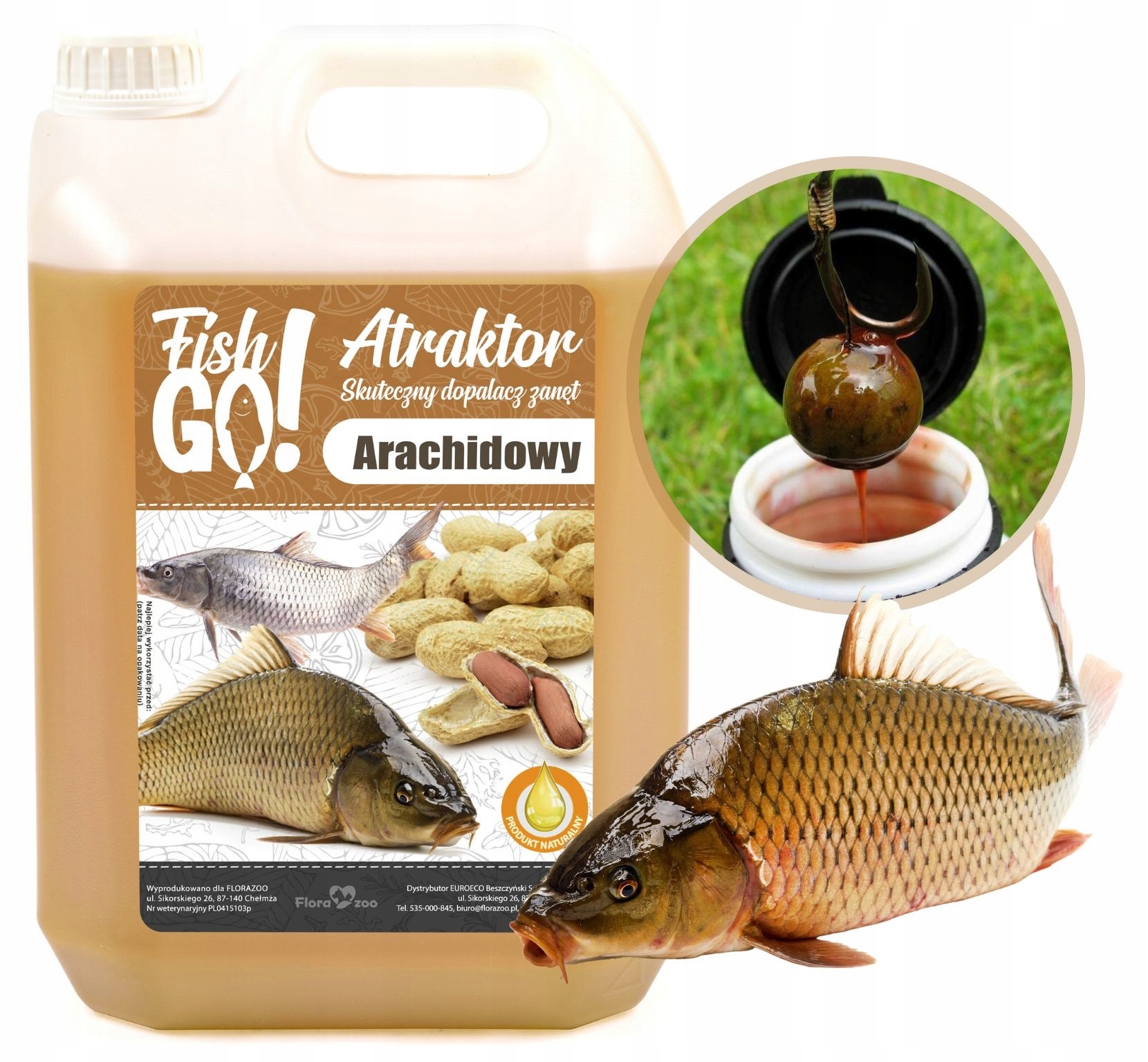 OLEJ ARACHIDOWY ATRAKTOR DIP SMRODEK DO KUKURYDZA ZANĘTA PRZYNĘTA WĘDKARSKA