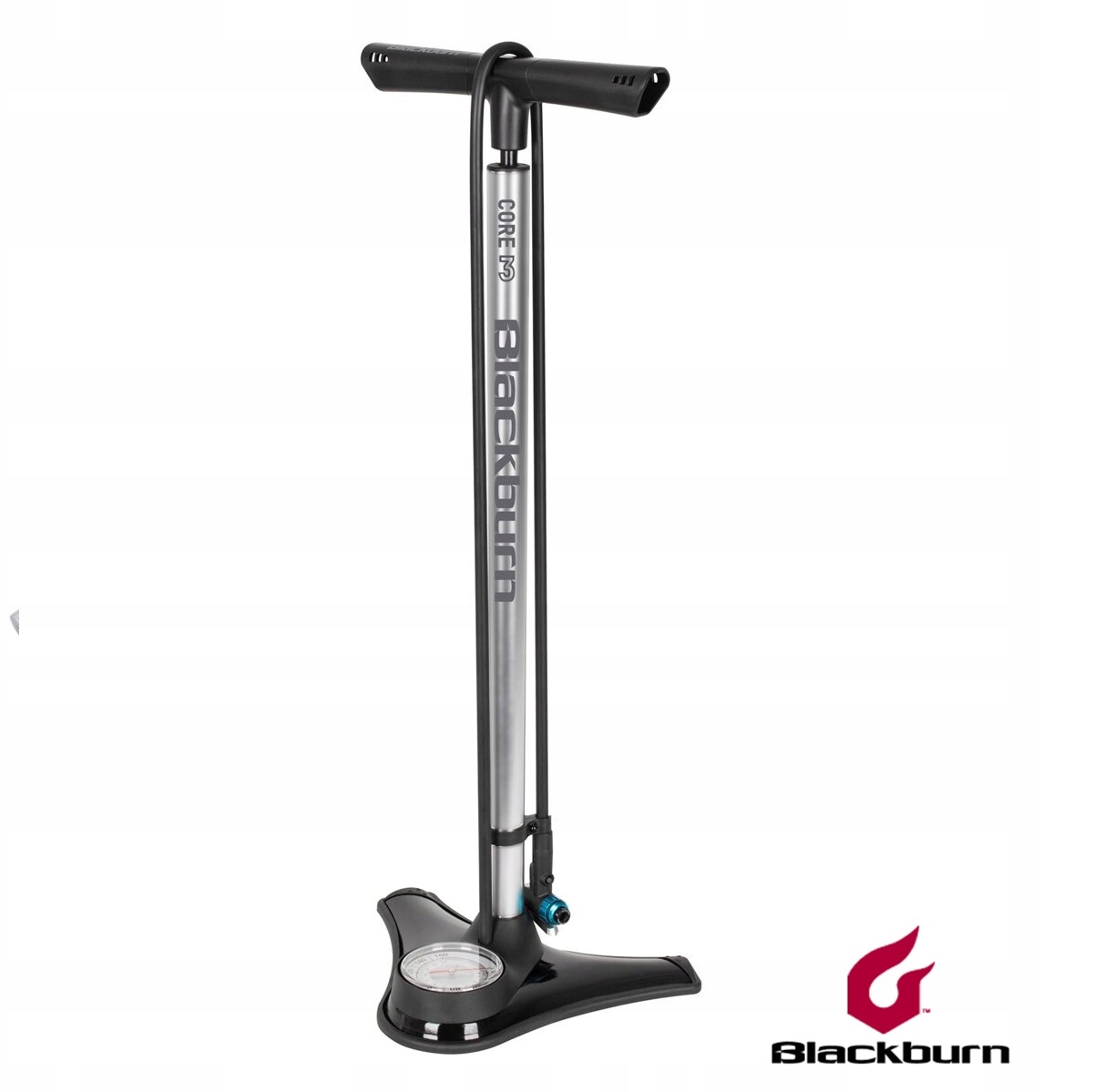 Pompka podłogowa BLACKBURN CORE 3 160psi srebrna