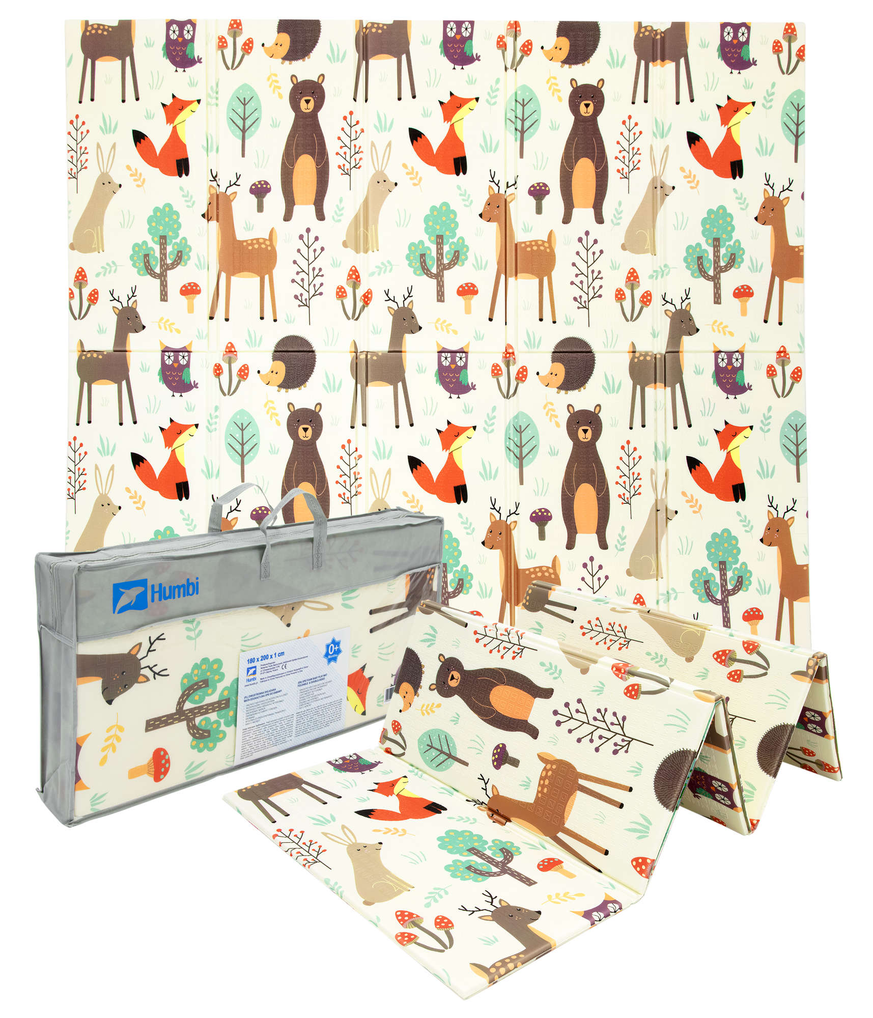 PIANKOWA DWUSTRONNA MATA SKŁADANA EDUKACYJNA AUTOBUS ULICZKI 200X180CM EAN (GTIN) 5904204200073