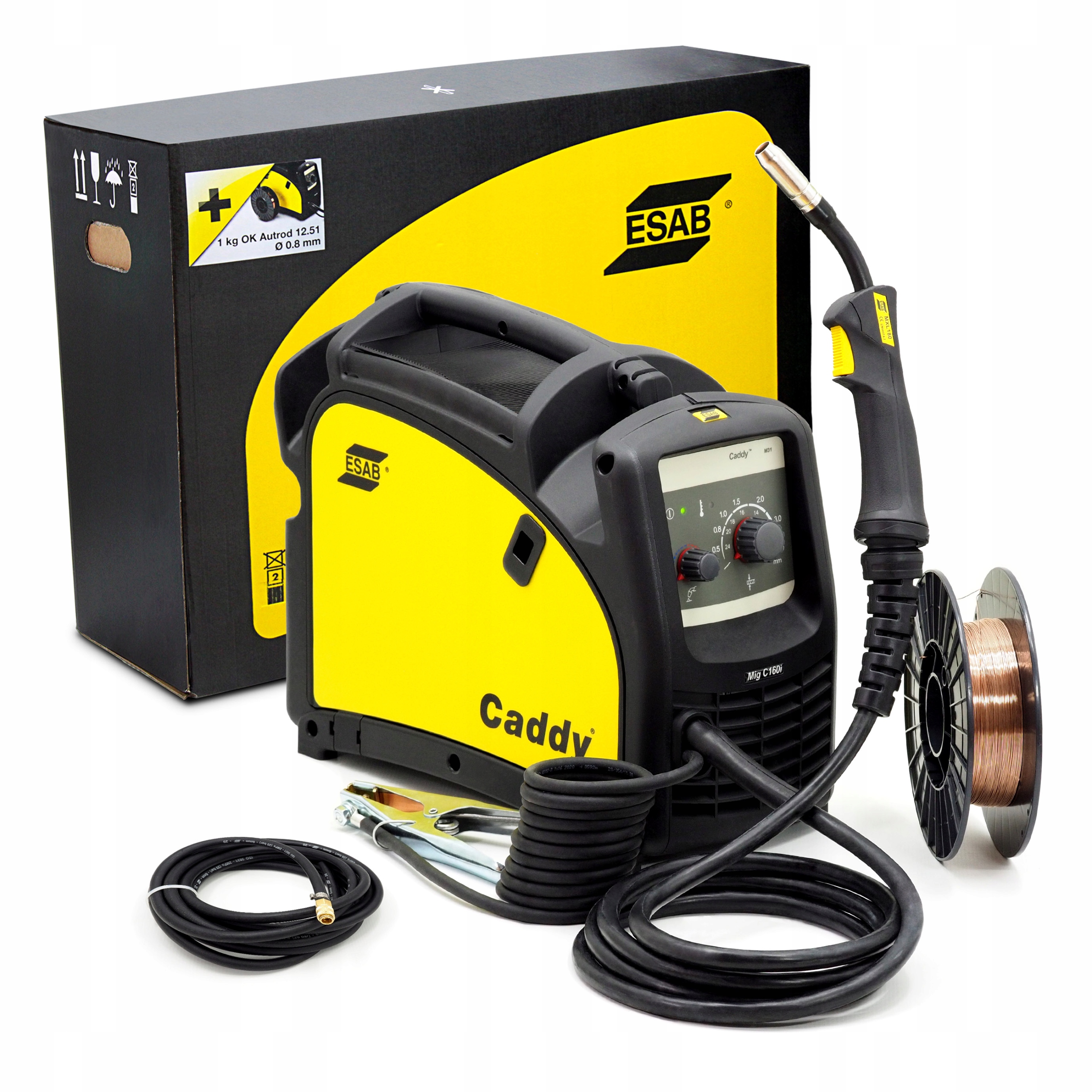 

Spawarka migomat Mig/mag Esab Caddy Mig C160i 230V