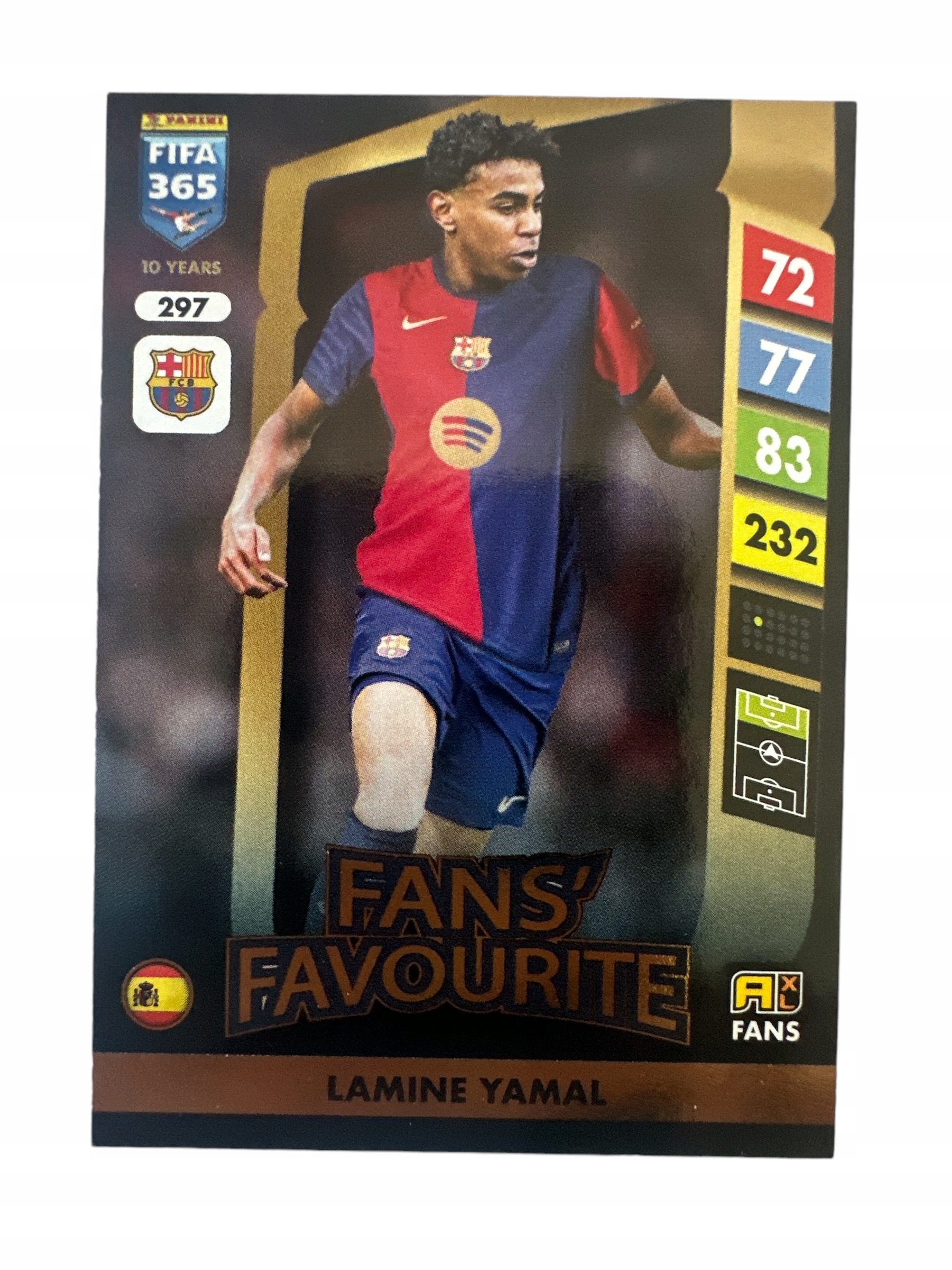 Fifa 365 2025 Adrenalyn XL Panini Fans Fc Barcelona Nr 297 Yamal