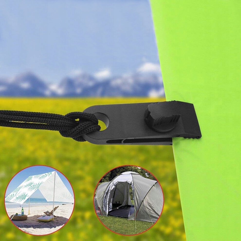 Klips zaciskowy do mocowania plandek siatek 10szt Długość 0.085 m