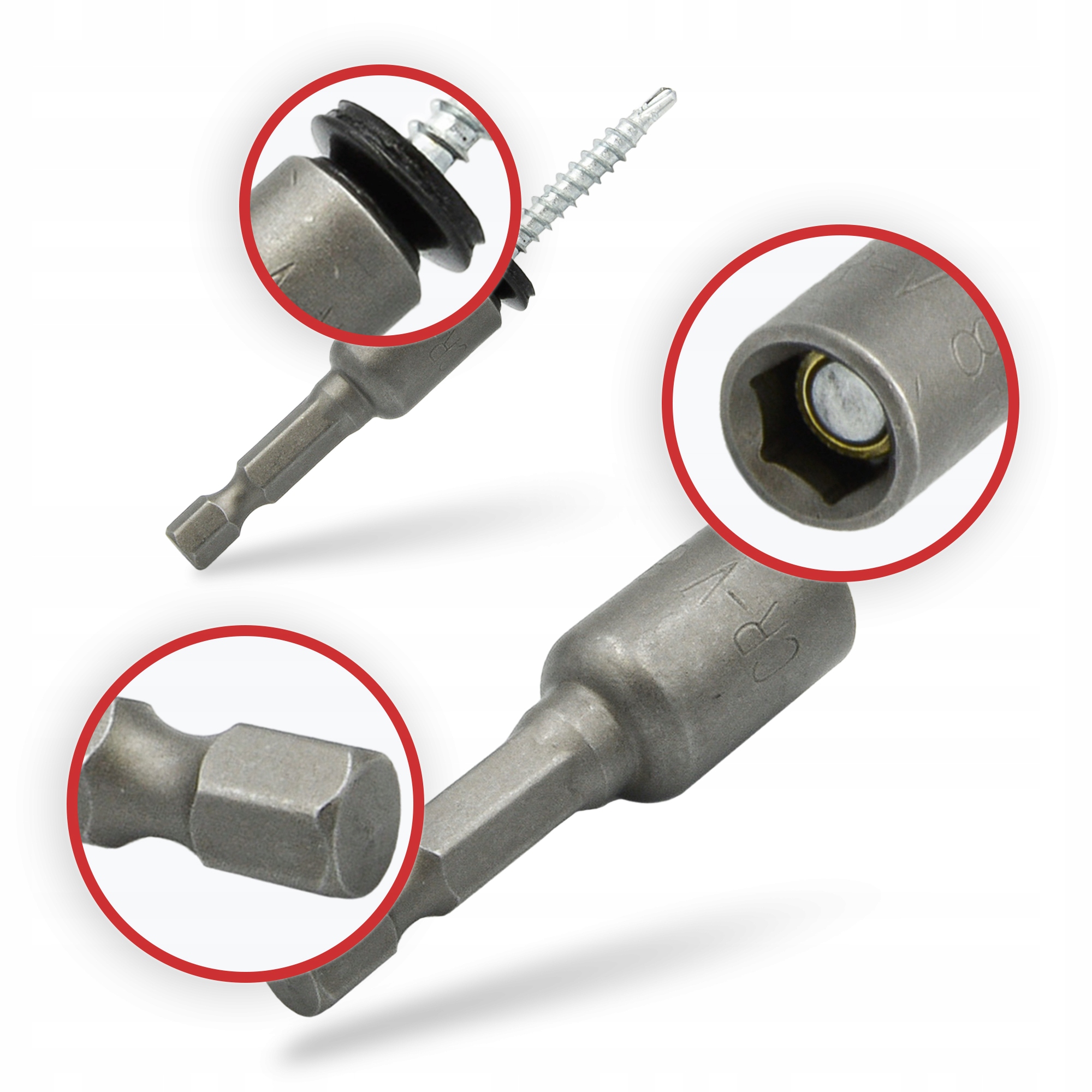 Bit końcówka magnetyczna łeb sześciokątny 8x50mm KLIMAS Kod producenta WM-08050