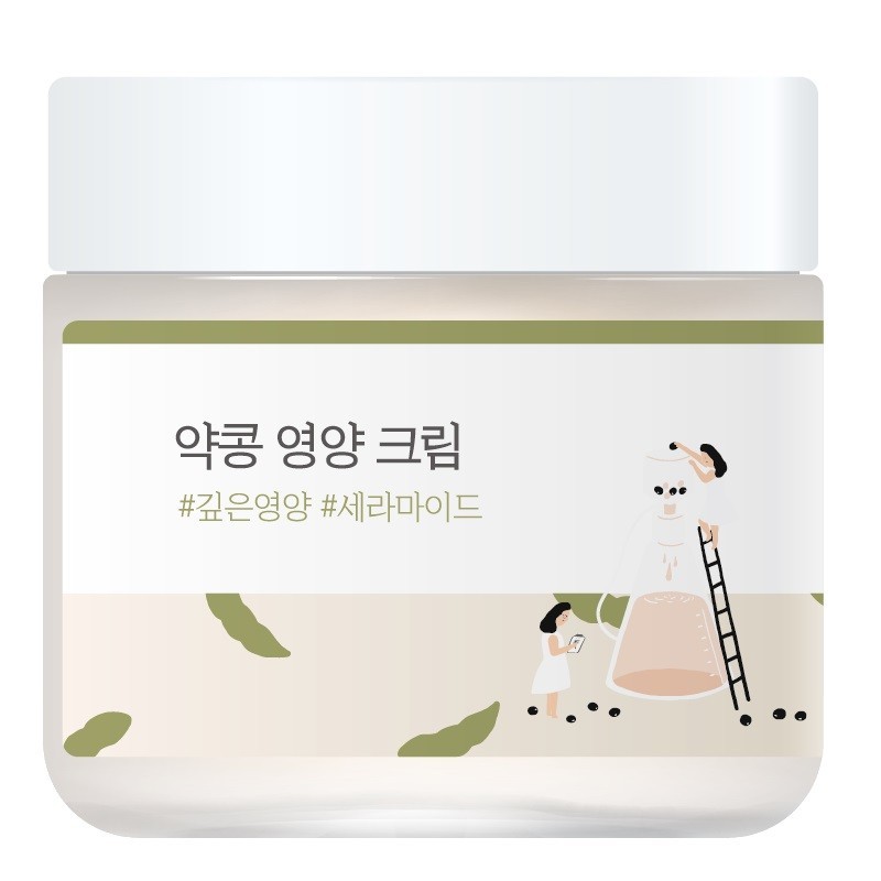 Round Lab Soybean Cream Vyživující krém na obličej s černou sójou 80 ml