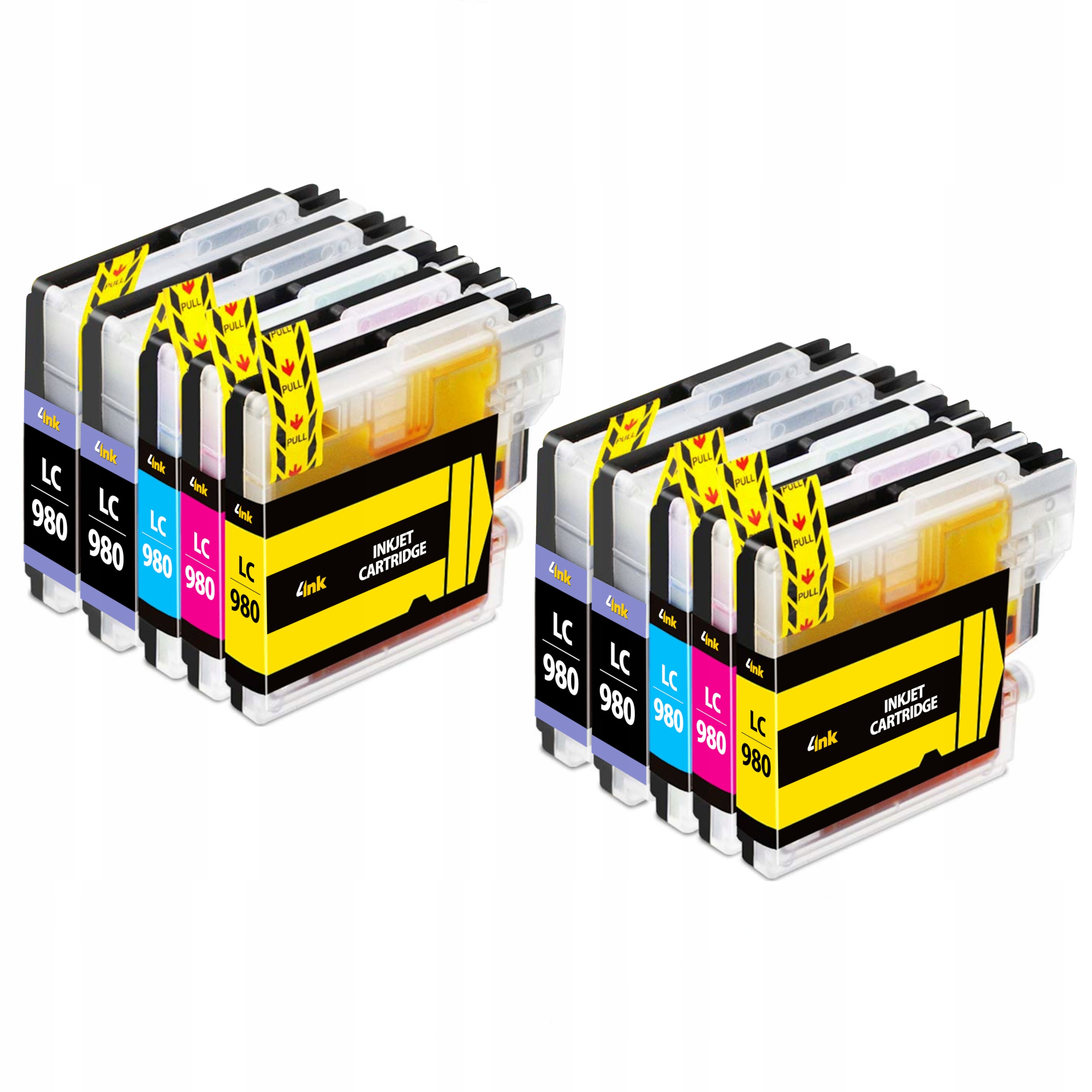 

10x Tusze Do Brother DCP-195C DCP-165C DCP-145C