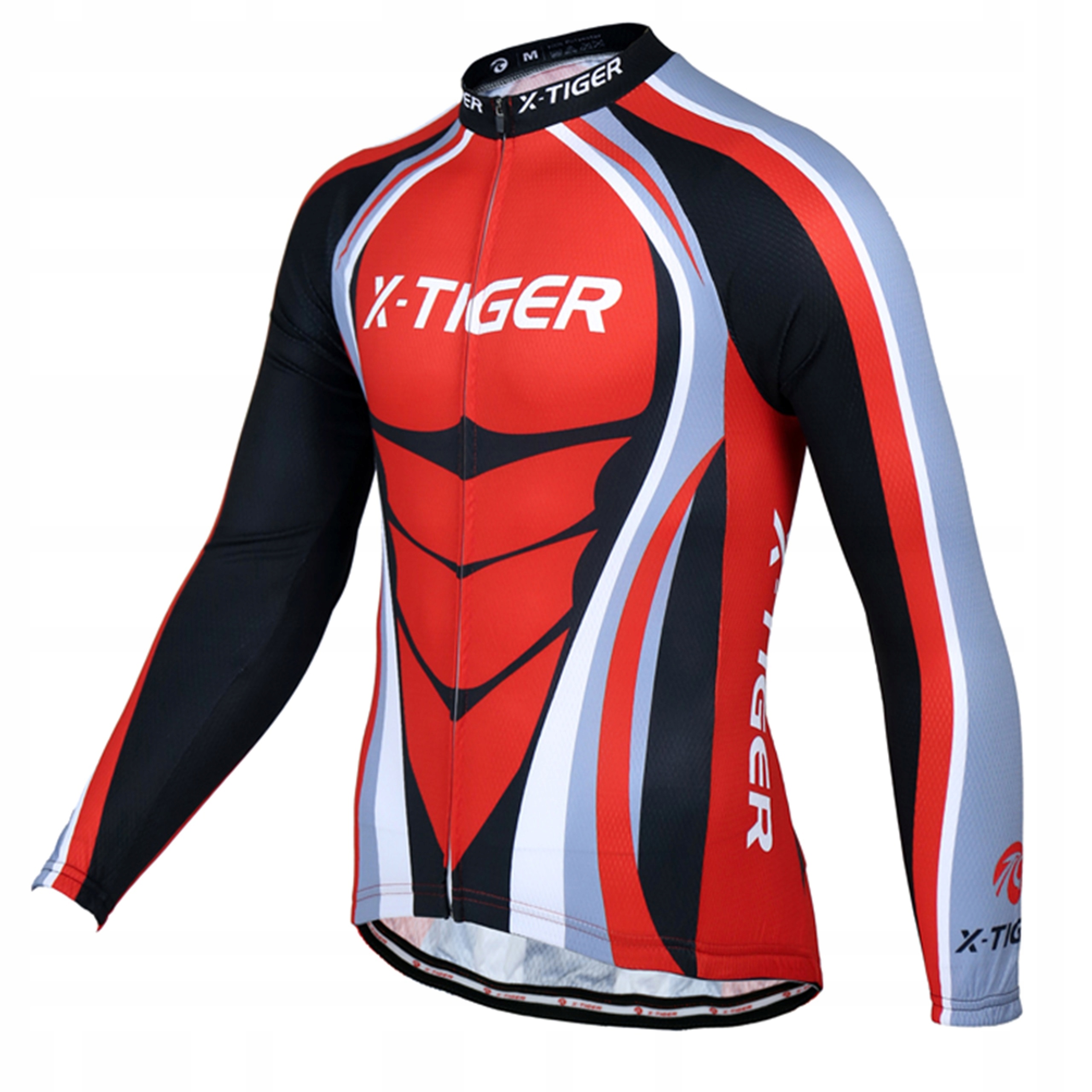 Ocieplana Bluza Rowerowa Męska X-Tiger Termiczna Izolacja Oddychalność 4XL