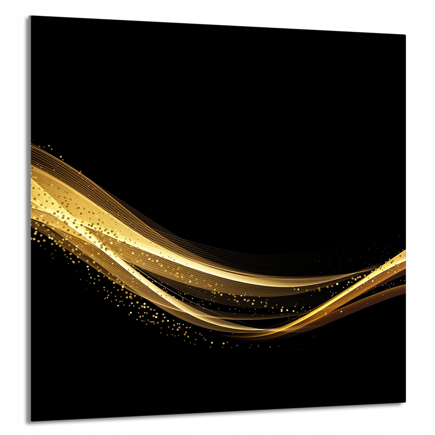 Skleněný Panel Do Kuchyně 60x65 Černé Tvrzené Sklo