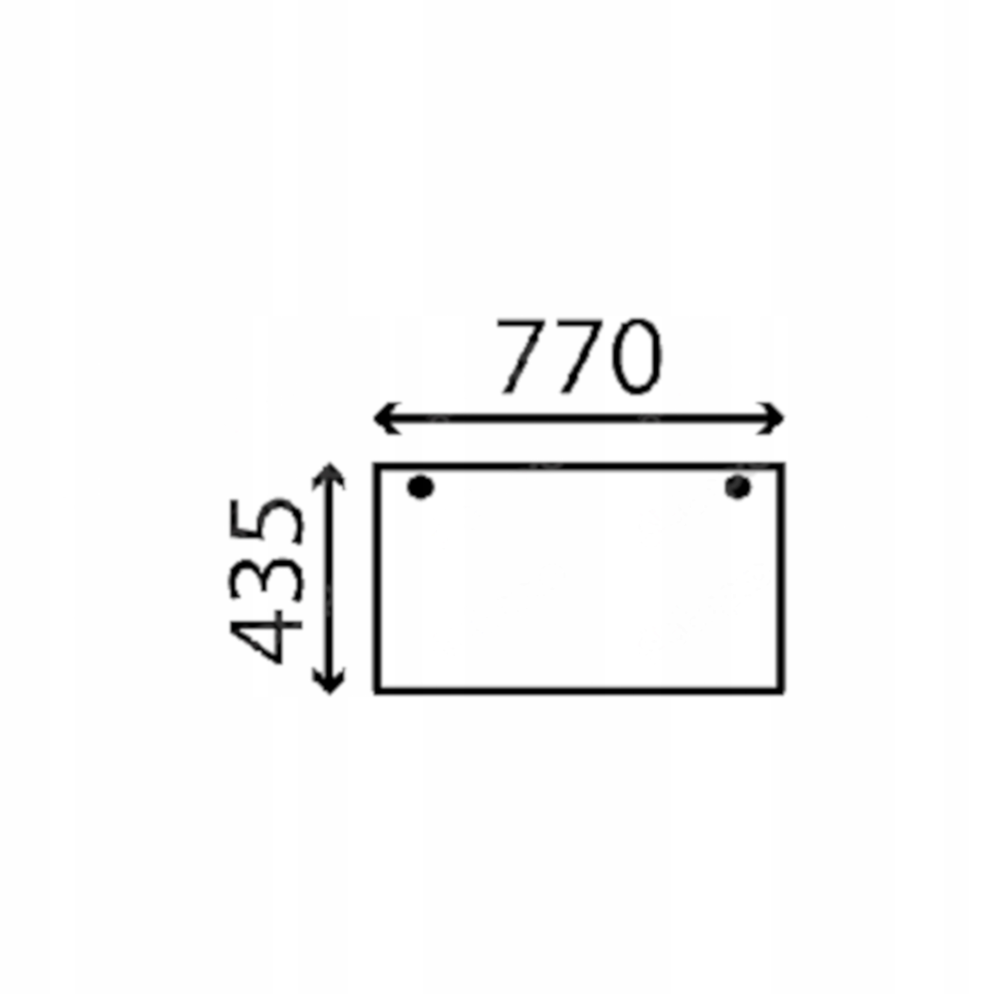 sklo Kubota přední spodní RC411-46330