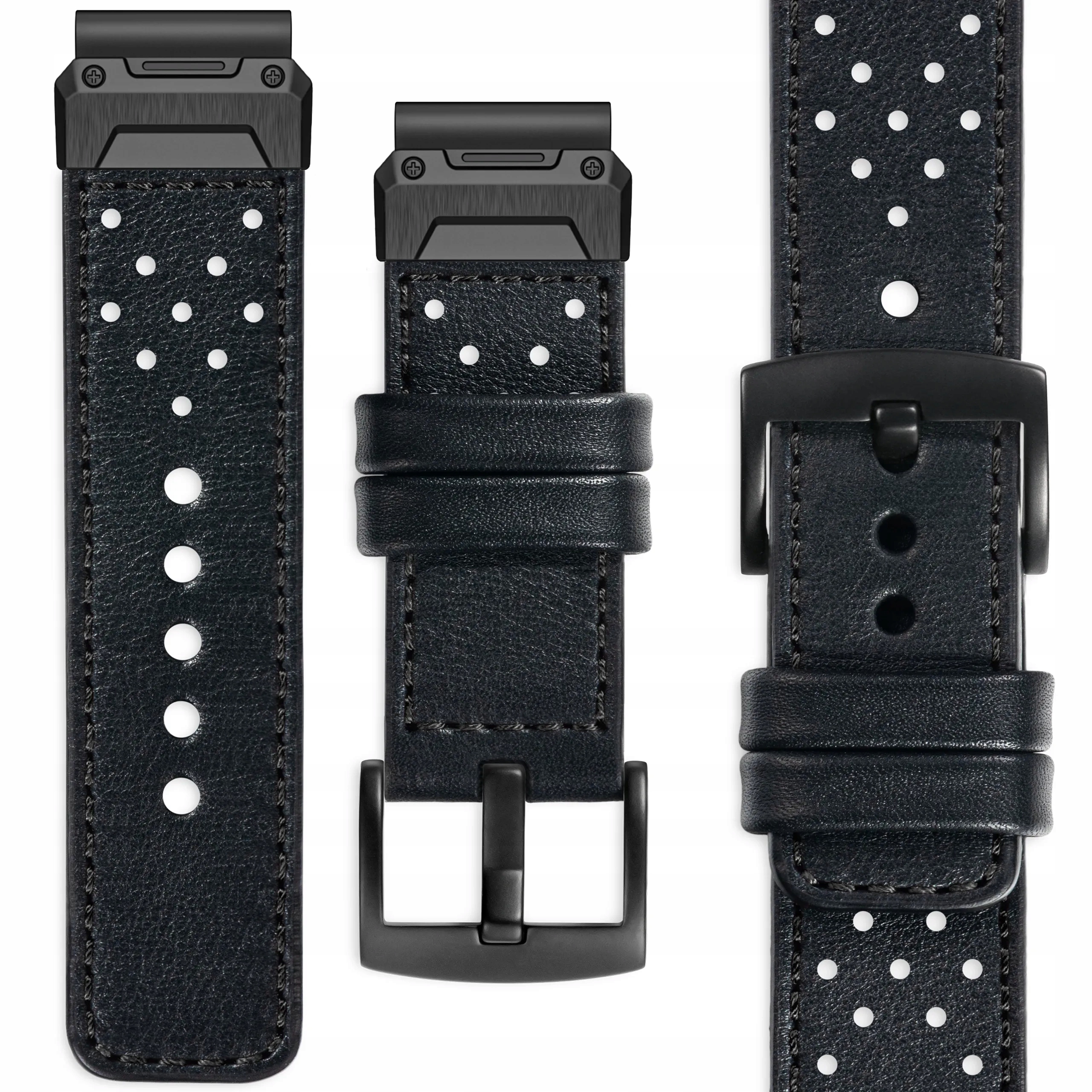 Pásik pre Garmin QuickFit 26 mm Fenix 8X 7X 6X 5X kožený handmade Movear
