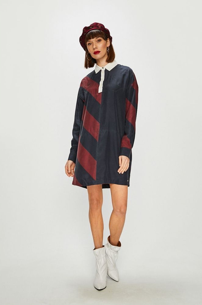 Tommy Hilfiger Jedwabna Luźna Sukienka (40)