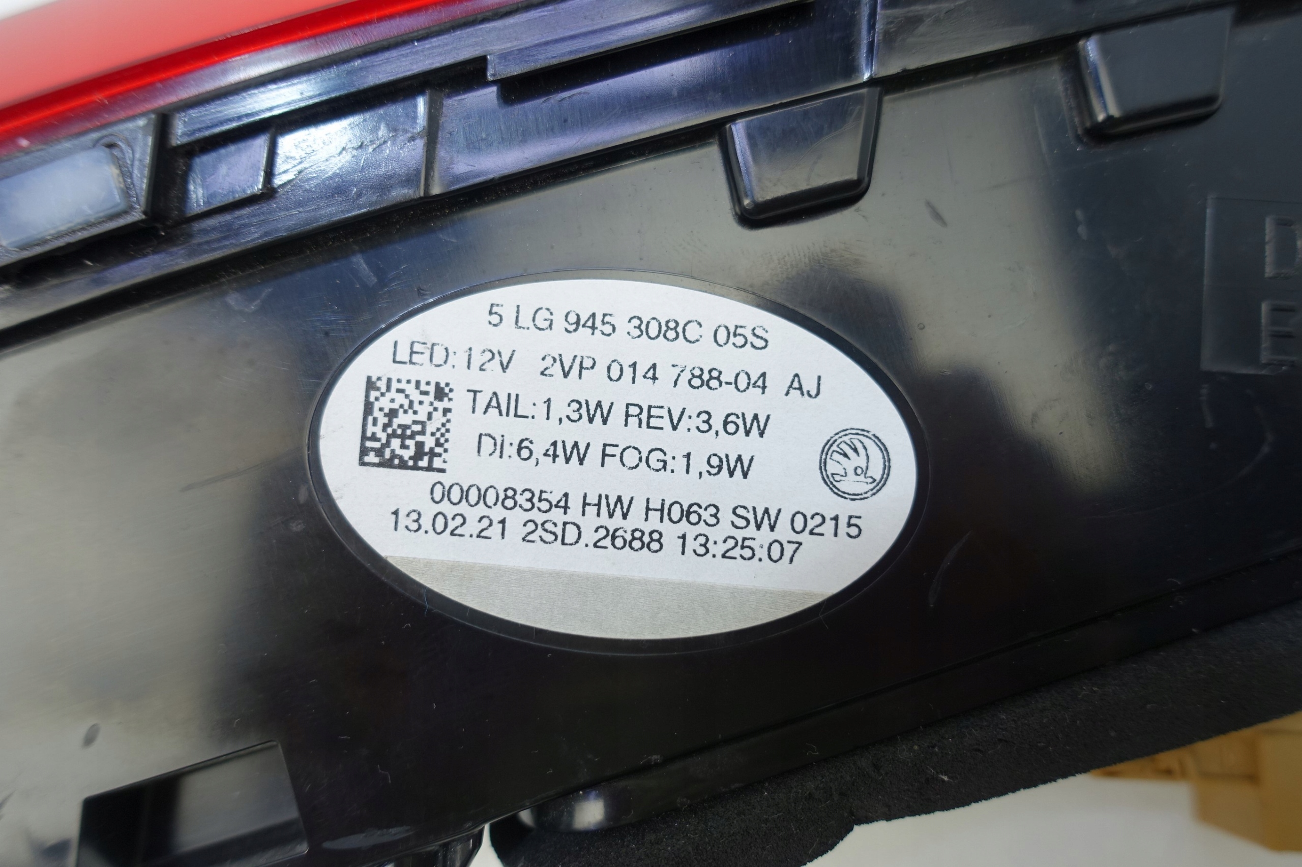 light right rear part right rear SKODA ENYAQ 5LG
