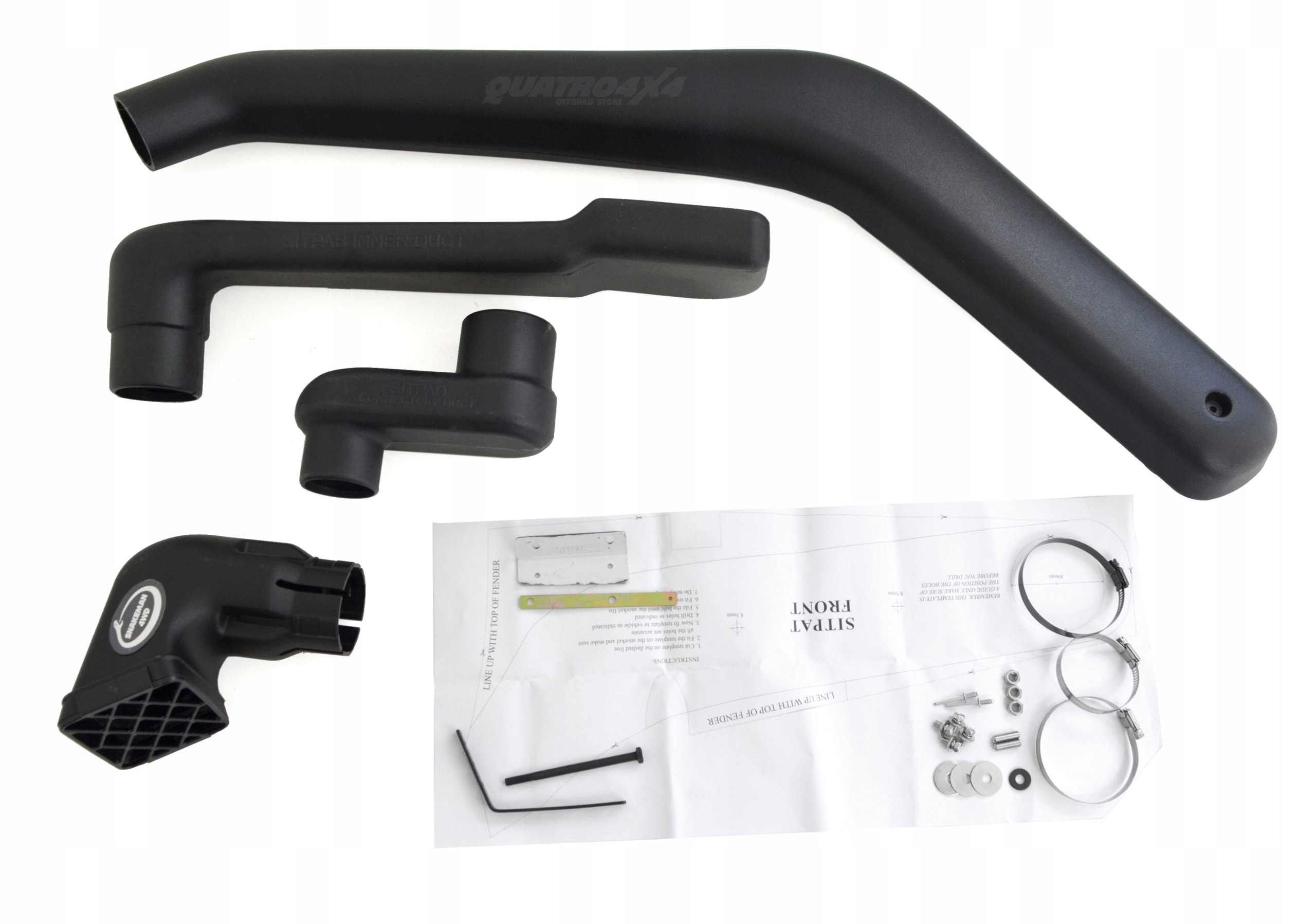Isuzu Trooper Opel Monterey (1992-97) diesel 3.1L Šnorchel Lldpe Snakeman