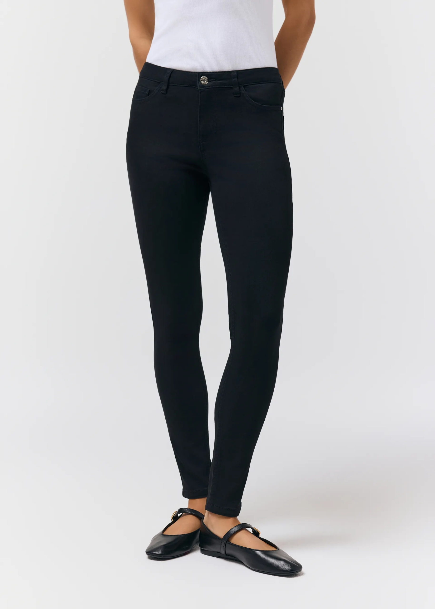 Spodnie damskie dopasowane Diverse Tretea 261 Czarny 38