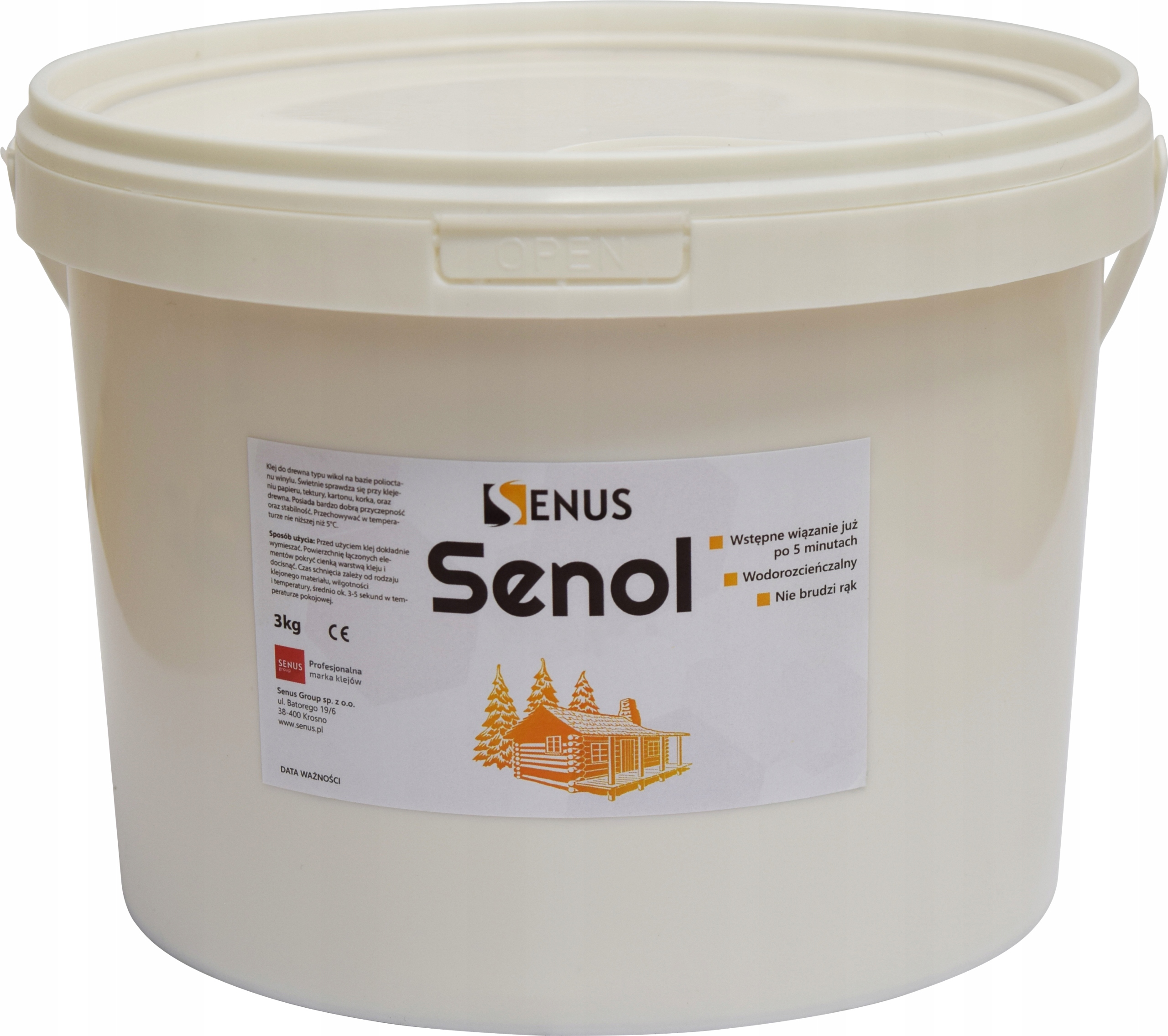 Klej do drewna wodoodporny Senus Senol D3 3kg