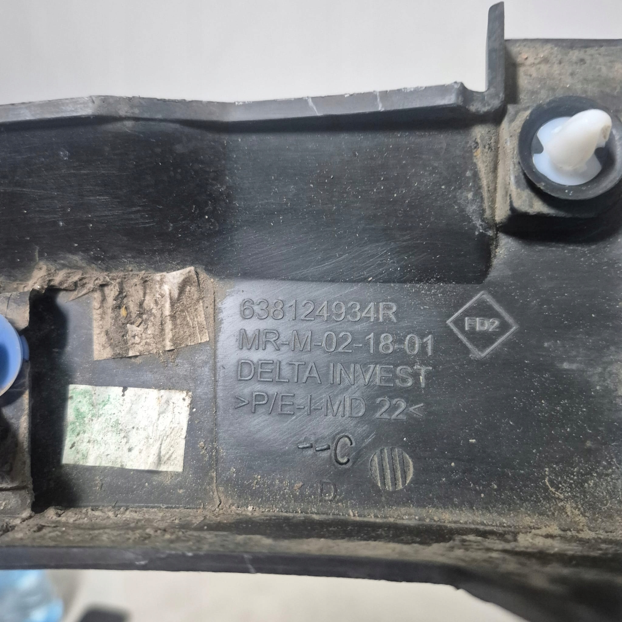 DACIA SANDERO III 3 STEPWAY 20-> moulding cap right front