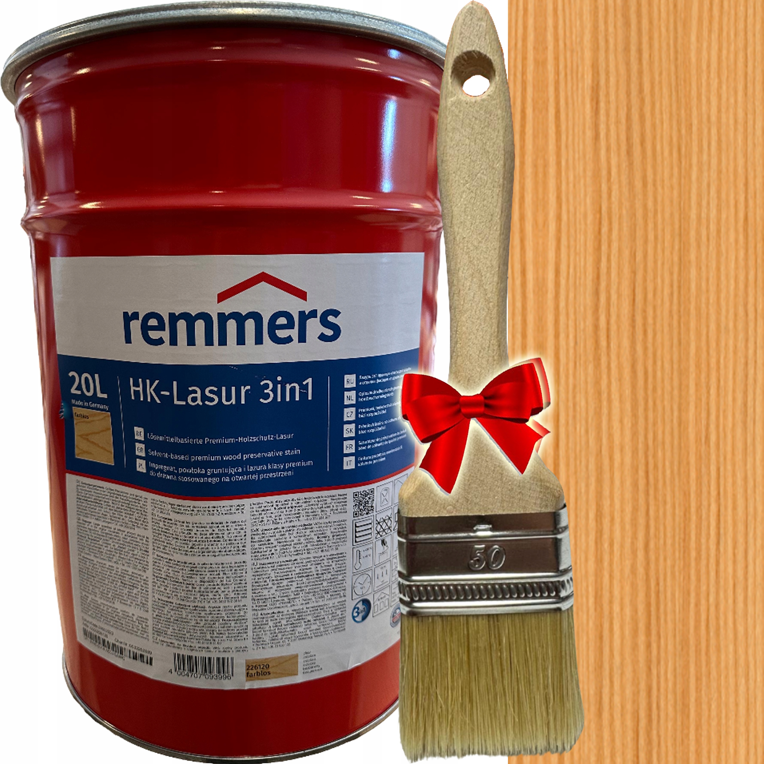 Remmers hk-lasur impregnat do drewna elewacji 20L Bezbarwny 2261