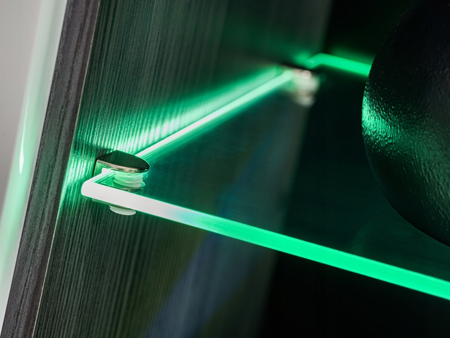 WYSOKA WITRYNA STOJĄCA SOLIDO TWIN / POŁYSK / LED Wysokość mebla 190 cm