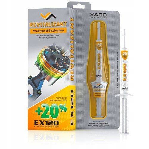 

Xado EX120 rewitalizant do silników diesla 8ml