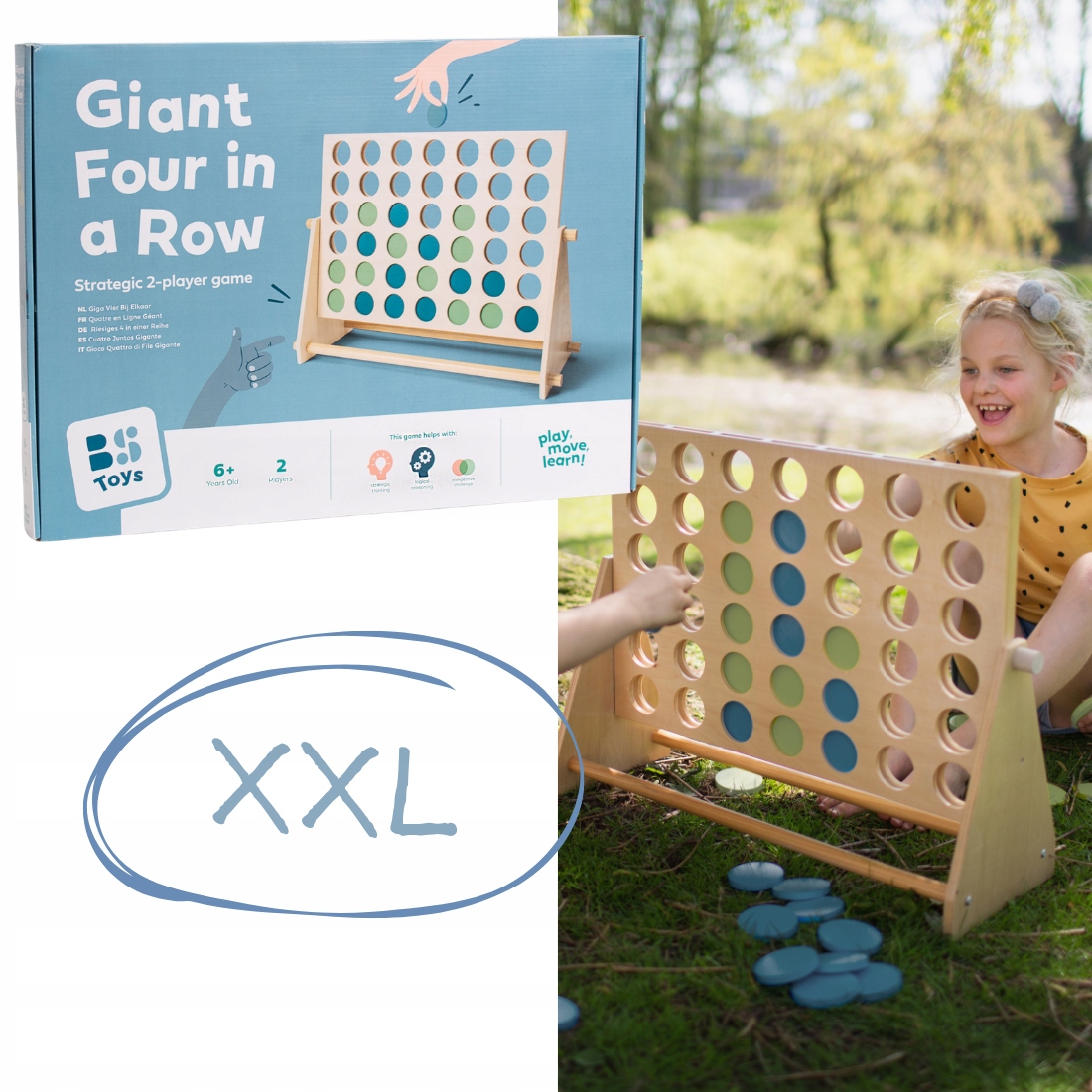 Bs Toys, Gigantyczna gra Cztery w rzędzie XXL
