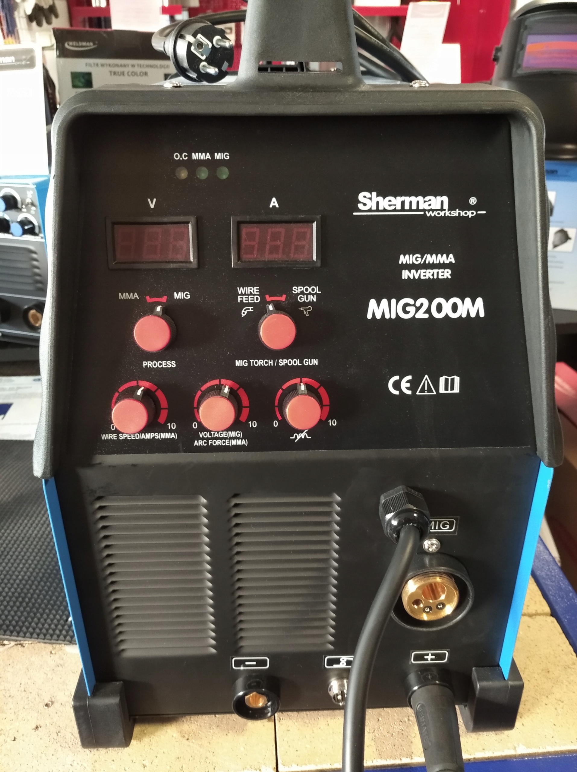 Spawarka MIGOMAT 2w1 Sherman MIG 200M MMA ZESTAW Kod producenta mig 200m