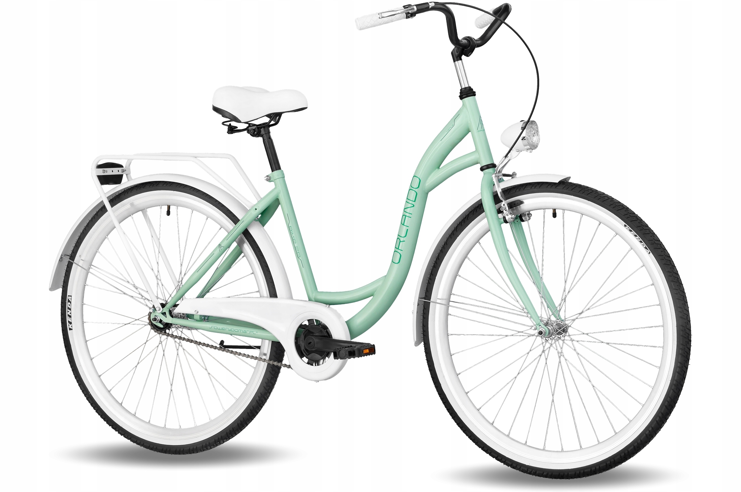 DAMSKI MIEJSKI ROWER 28 LEKKA DAMKA BONITA BEŻOWA VELOSTEEL ECO + GRATISY Marka Orlando