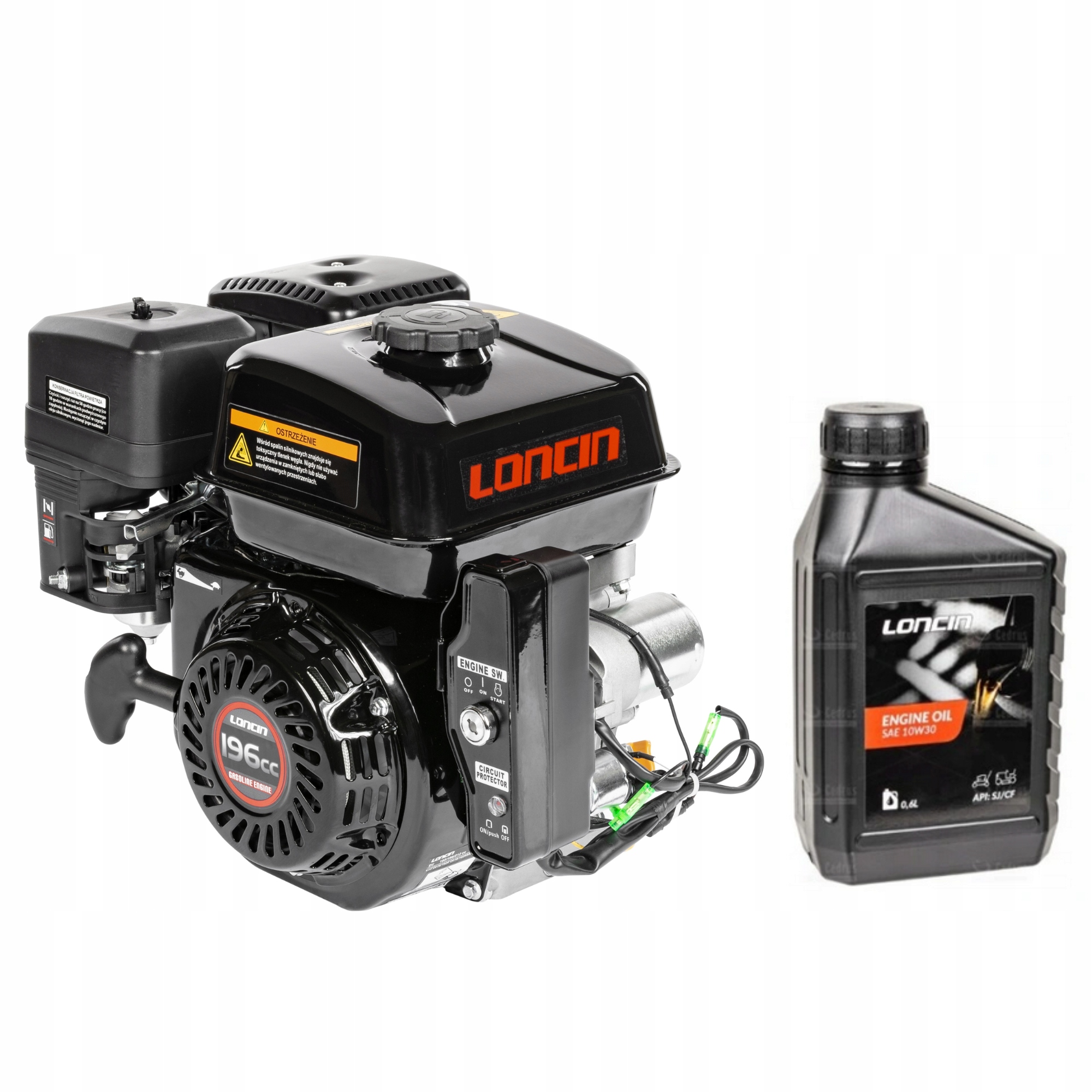 Silnik Loncin 6,5 Km G200F Rozruch Elektryczny 20MM 62MM Olej 0,6L
