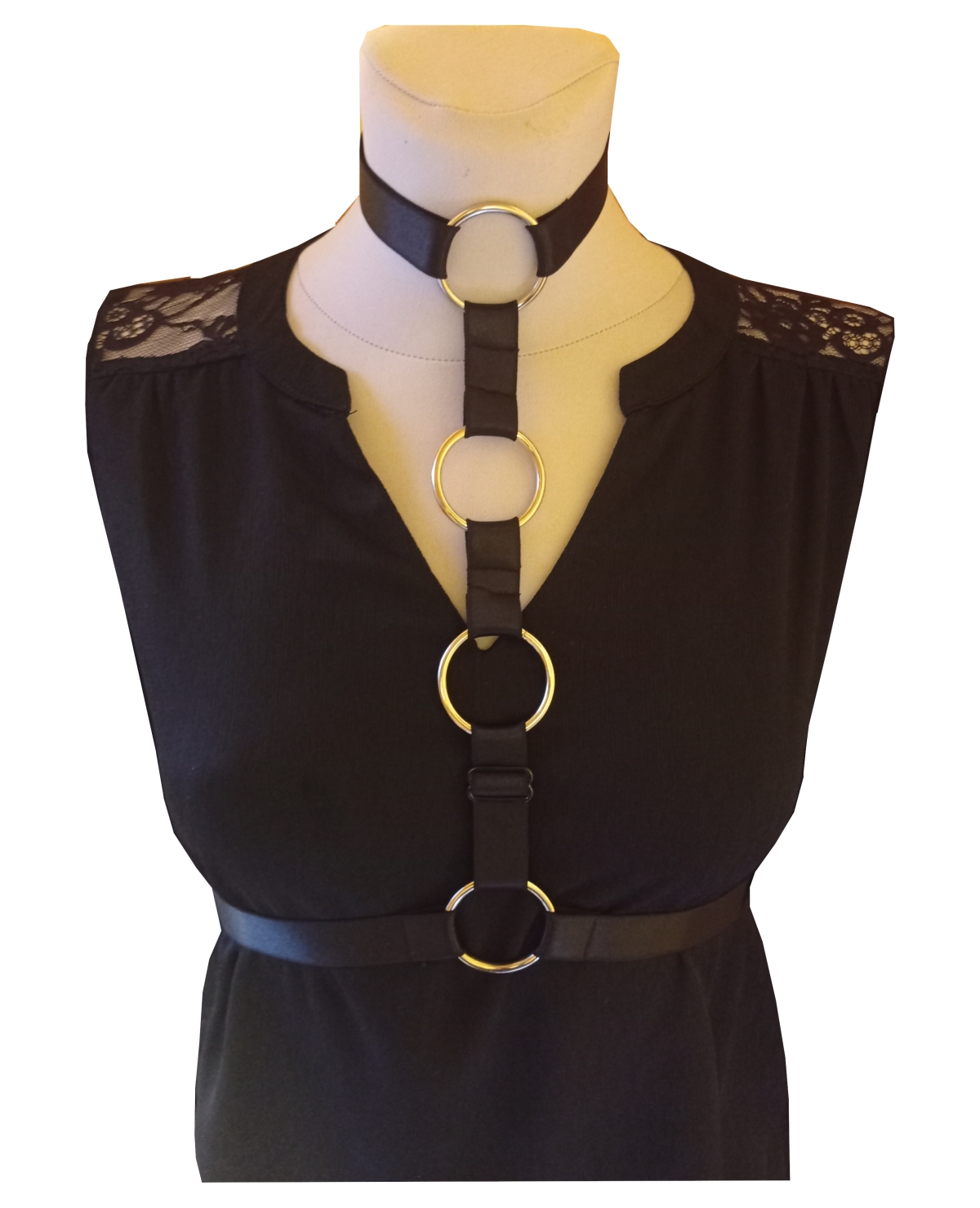 Uprząż harness rockowa O-ring PL jakość U030 S/M