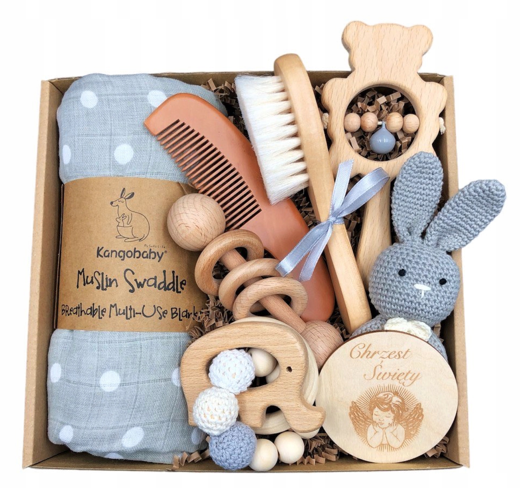 CHRZEST ŚWIĘTY prezent dla dziecka wyprawka + BOX