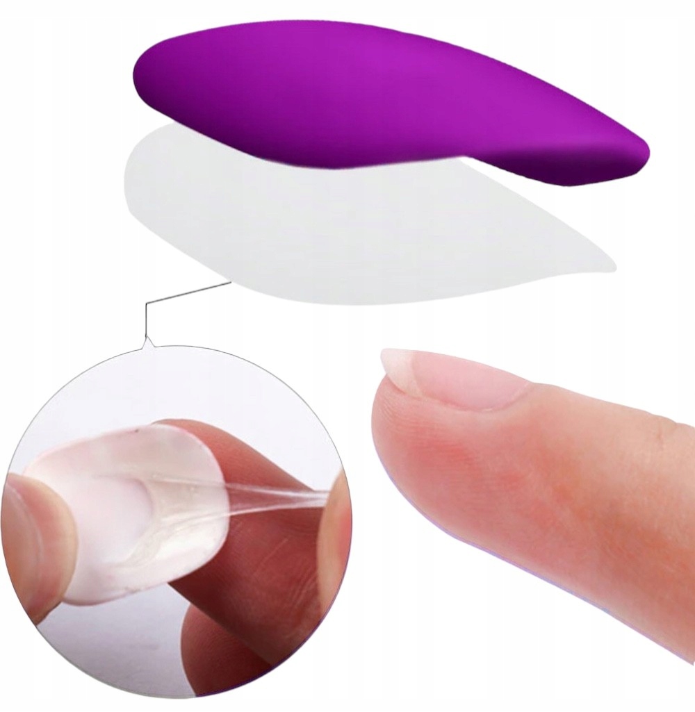 Paznokcie dla Dzieci samoprzylepne Tipsy POLEWKA z POSYPKĄ Marka del-sol