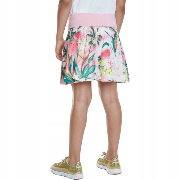 DESIGUAL LOGOWANA SPÓDNICA PRINT (9-10L) Marka Desigual