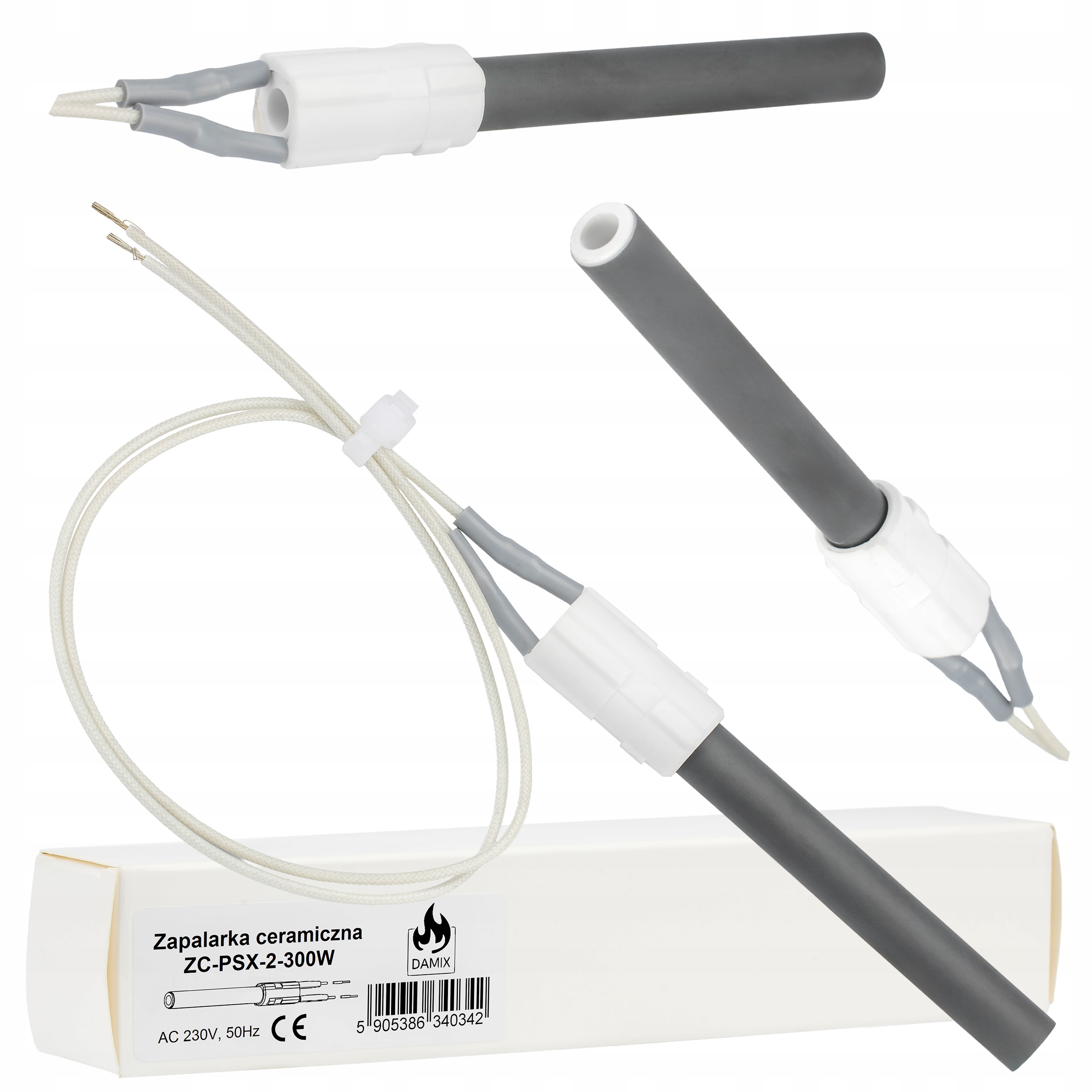 Zapalarka Rozpalarka Grzałka Do Kotła Pieca Pelletowych 300W Solidna