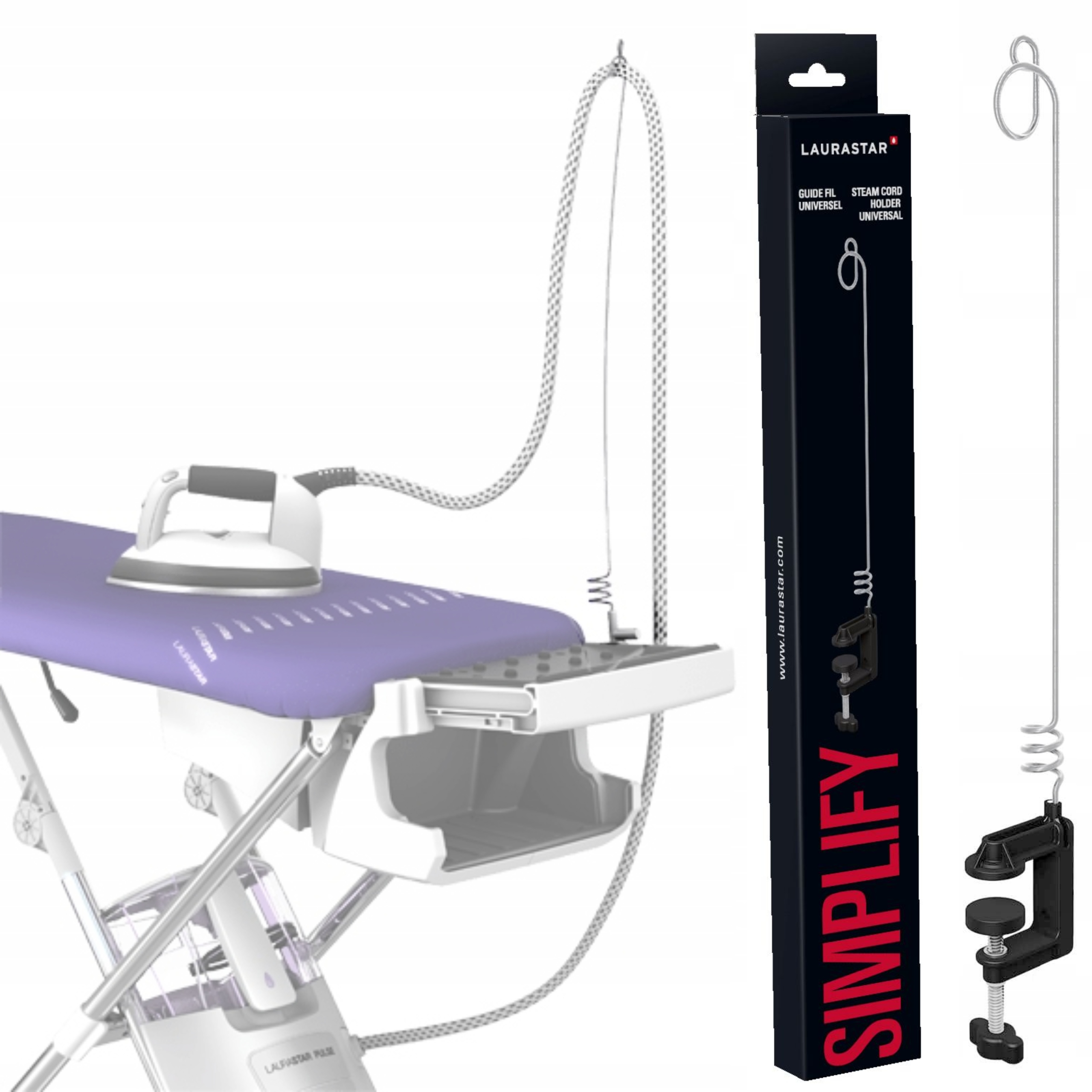 Uchwyt na przewód parowy Antenka do Laurastar Lift