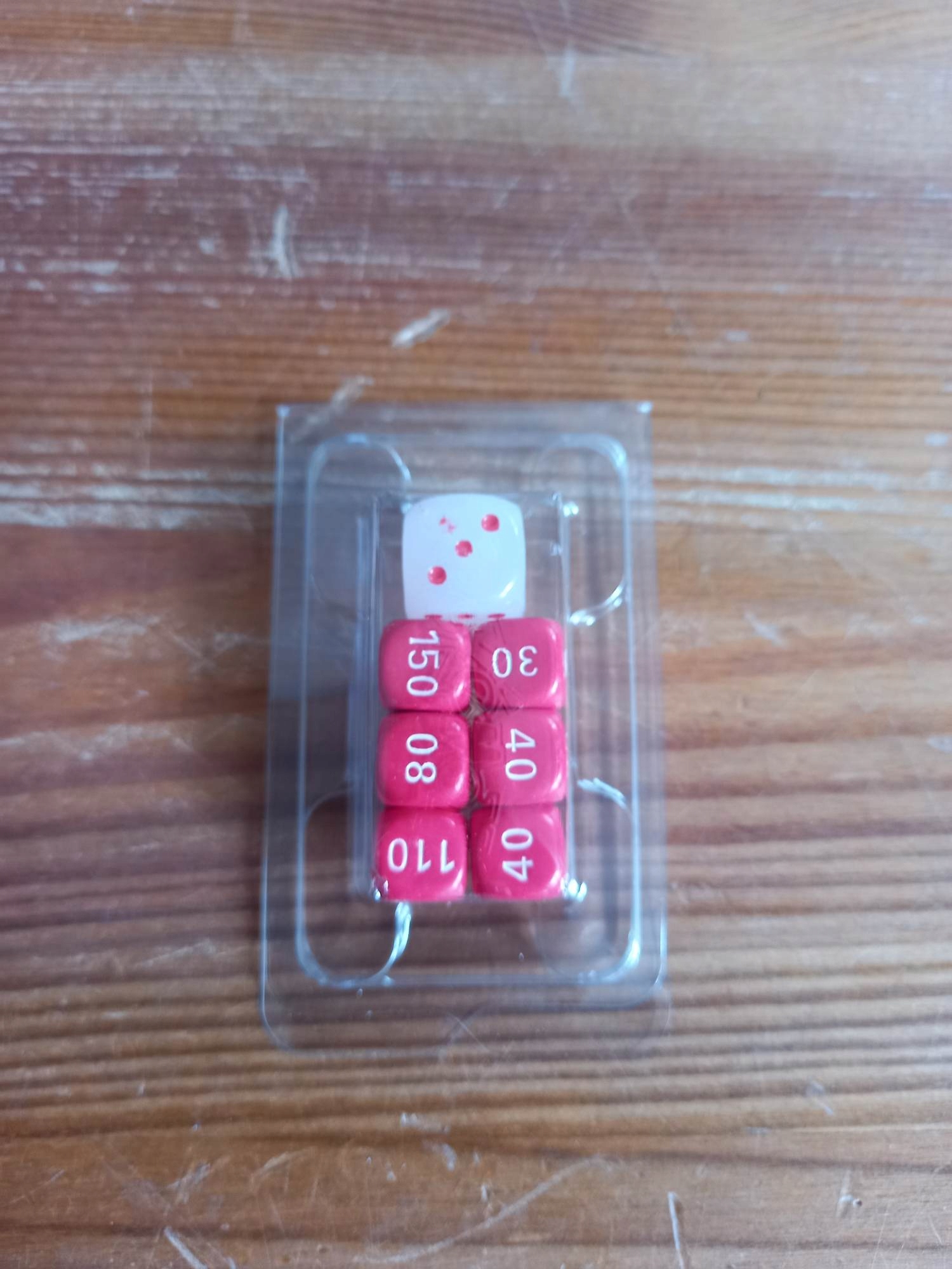 

Zestaw kości kostek Silver Tempest Dice Set