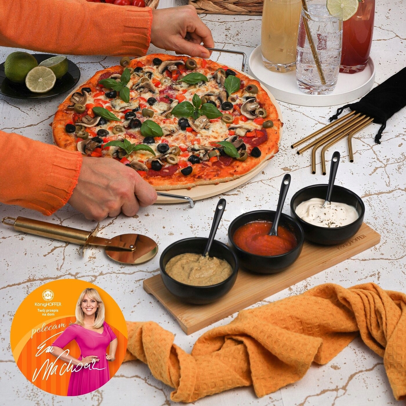 MISECZKI DO DIPÓW SOSÓW na jedzenie czarne deska bambusowa łyżeczki prezent Pojemność 0.16 l