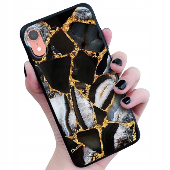 

Etui matowe do iPhone Xr + Szkło
