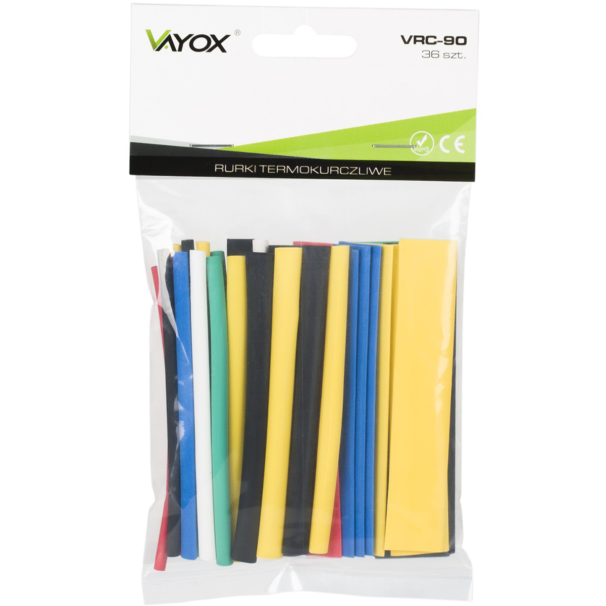 

Zestaw Rurek Termokurczliwych 36SZT Rurki Kolorowe