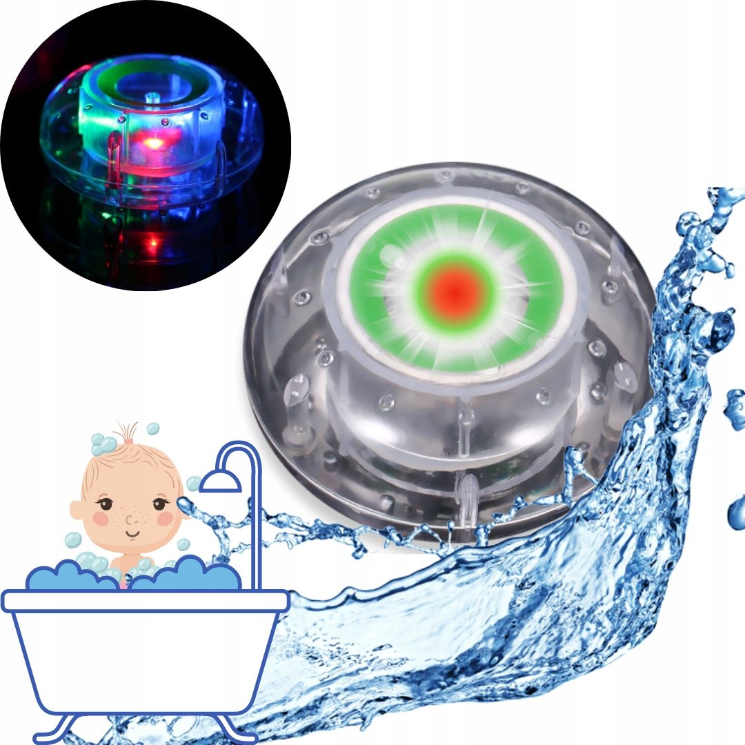 

Wodoodporna Lampka Led Basen Pływająca Green Blue