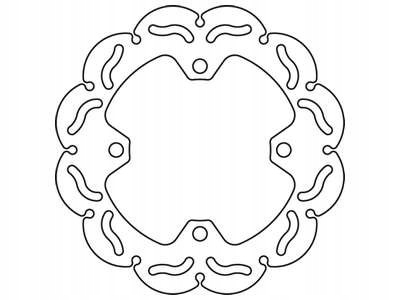 Zadný brzdový kotúč Trw MST245RAC