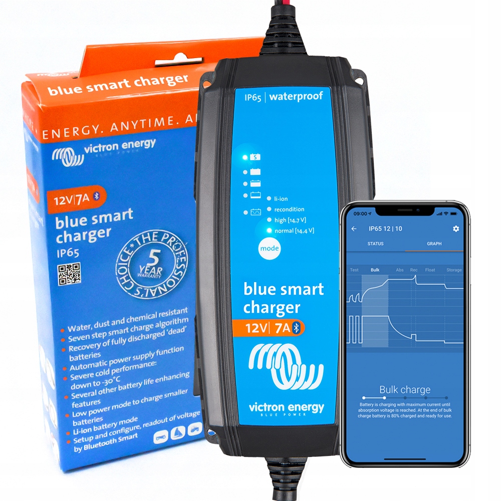 

Prostownik z odsiarczaniem Victron Energy 12V 7A