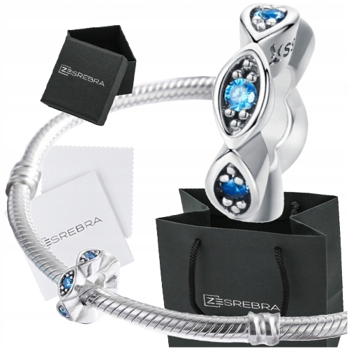 

Charms srebro 925 koralik zawieszka S925