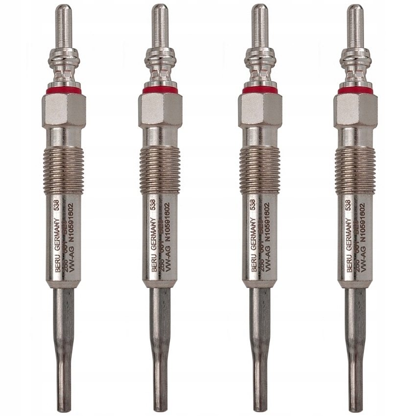 GE100 - 4X Свічка розжарювання VW PASSAT B6 1.9 TDI BKC BLS BXE